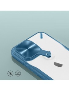 Nillkin Cyclops Fodral Ett slitstarkt fodral med ett kameraskydd och ett hopfällbart stativ för iPhone 13 Pro Max blå