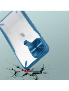 Nillkin Cyclops Fodral Ett slitstarkt fodral med ett kameraskydd och ett hopfällbart stativ för iPhone 13 Pro Max blå
