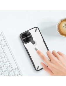 Nillkin Cyclops Fodral Ett slitstarkt fodral med ett kameraskydd och ett hopfällbart stativ för iPhone 13 Pro Max blå