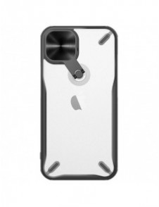 Nillkin Cyclops Fodral Slitstarkt fodral med ett kameraskydd och ett hopfällbart stativ för iPhone 13 svart