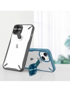 Nillkin Cyclops Fodral Slitstarkt fodral med ett kameraskydd och ett hopfällbart stativ för iPhone 13 svart