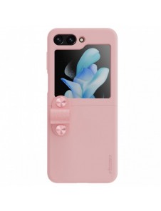 Nillkin Flex Flip Fodral med berlock och ställ för Samsung Galaxy Z Flip 5 - Peach