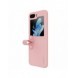 Nillkin Flex Flip Fodral med berlock och ställ för Samsung Galaxy Z Flip 5 - Peach
