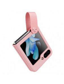 Nillkin Flex Flip Fodral med berlock och ställ för Samsung Galaxy Z Flip 5 - Peach