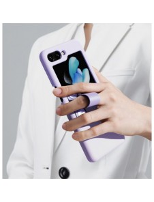 Nillkin Flex Flip Fodral med berlock och ställ för Samsung Galaxy Z Flip 5 - Peach