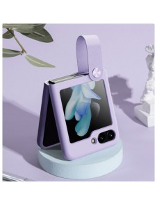 Nillkin Flex Flip Fodral med berlock och ställ för Samsung Galaxy Z Flip 5 - Peach