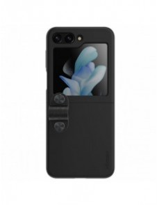 Nillkin Flex Flip fodral med hänge och ställ för Samsung Galaxy Z Flip 5 - svart