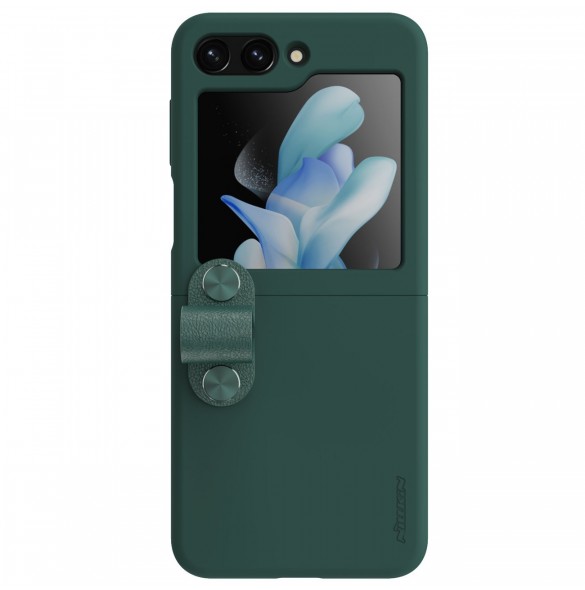 Nillkin Flex Flip fodral med hänge och ställ för Samsung Galaxy Z Flip 5 - grön