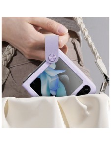 Nillkin Flex Flip fodral med hänge och ställ för Samsung Galaxy Z Flip 5 - grön