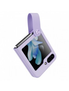 Nillkin Flex Flip fodral med hänge och ställ för Samsung Galaxy Z Flip 5 - lila