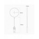 Nillkin MagSlim Qi trådlös laddare 10W för iPhone kompatibel med MagSafe svart