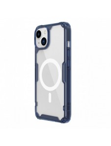 Nillkin Nature Pro pansarfodral med MagSafe för iPhone 15 - blå