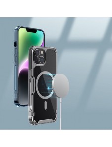 Nillkin Nature Pro pansarfodral med MagSafe för iPhone 15 - blå