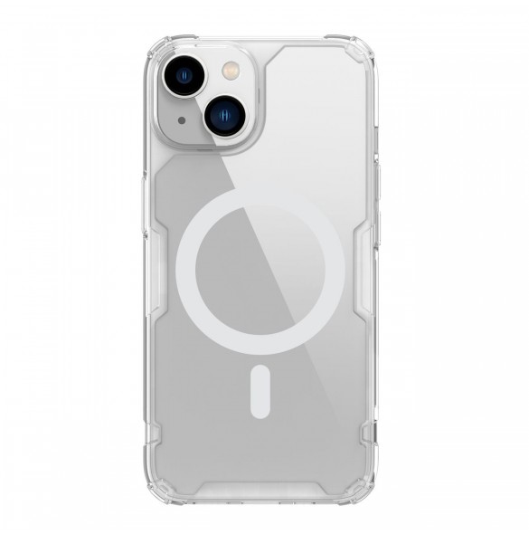 Nillkin Nature Pro pansarfodral med MagSafe för iPhone 15 - vit