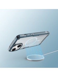 Nillkin Nature Pro pansarfodral med MagSafe för iPhone 15 Plus - blå