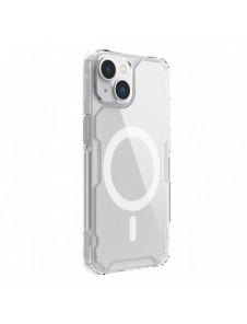 Nillkin Nature Pro pansarfodral med MagSafe för iPhone 15 Plus - vit