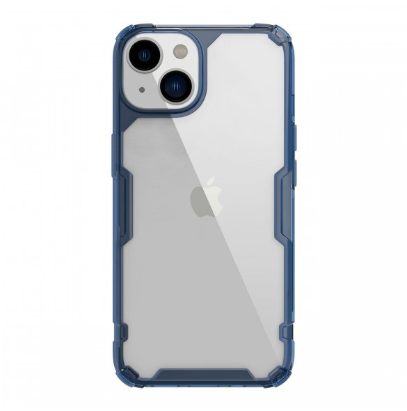Nillkin Nature Pro fodral iPhone 14 pansarfodral skal blå