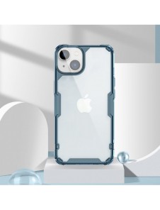 Nillkin Nature Pro fodral iPhone 14 pansarfodral skal blå