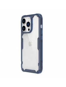 Nillkin Nature Pro fodral iPhone 14 Pro pansarfodral skal blå