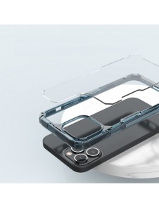 Nillkin Nature Pro fodral iPhone 14 Pro pansarfodral skal blå