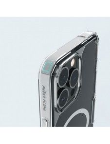 Nillkin Nature Pro Magnetisk pansarfodral med MagSafe för iPhone 15 Pro - vit