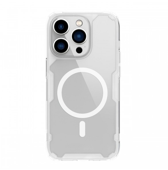 Nillkin Nature Pro Magnetic Case för iPhone 14 Pro Magnetic MagSafe Transparent Fodral