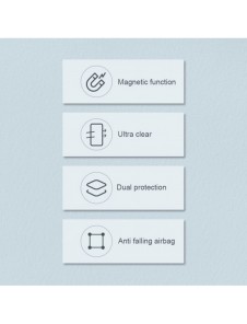 Nillkin Nature Pro Magnetic Case för iPhone 14 Pro Magnetic MagSafe Transparent Fodral
