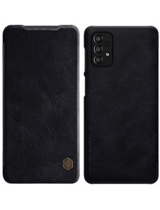 Nillkin Qin Fodral Fodral För Samsung Galaxy A33 5G Kameraskydd Hölster Cover Flip Cover Svart