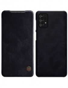 Nillkin Qin Fodral Fodral För Samsung Galaxy A33 5G Kameraskydd Hölster Cover Flip Cover Svart