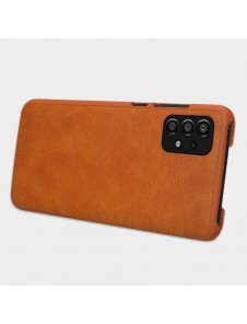 Nillkin Qin Fodral Fodral För Samsung Galaxy A33 5G Kameraskydd Hölster Cover Flip Cover Svart