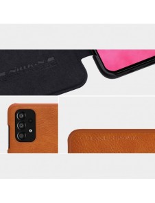 Nillkin Qin Fodral Fodral För Samsung Galaxy A33 5G Kameraskydd Hölster Cover Flip Cover Svart