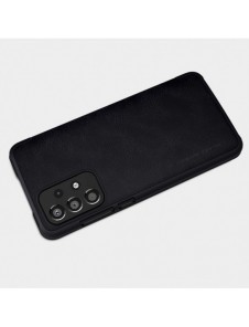 Nillkin Qin Fodral Fodral För Samsung Galaxy A33 5G Kameraskydd Hölster Cover Flip Cover Svart