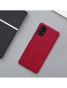 Nillkin Qin Fodral Fodral För Samsung Galaxy A33 5G Kameraskydd Hölster Cover Flip Cover Svart