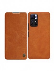 Nillkin Qin Fodral Fodral för Xiaomi Redmi Note 11T 5G / Note 11S 5G / Note 11 5G (Kina) / Poco M4 Pro 5G Kameraskydd Hölster