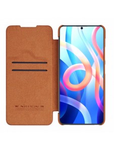Nillkin Qin Fodral Fodral för Xiaomi Redmi Note 11T 5G / Note 11S 5G / Note 11 5G (Kina) / Poco M4 Pro 5G Kameraskydd Hölster