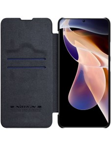 Nillkin Qin Case Cover för Xiaomi Redmi Note 11 Pro+ (Kina) / Redmi Note 11 Pro (Kina) / Mi11i HyperCharge Kameraskydd Hölste
