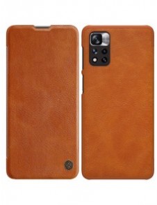 Nillkin Qin Case Cover för Xiaomi Redmi Note 11 Pro+ (Kina) / Redmi Note 11 Pro (Kina) / Mi11i HyperCharge Kameraskydd Hölste