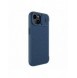 Nillkin Qin Cloth Pro Case Fodral För iPhone 14 Kameraskydd Hölster Cover Flip Fodral Blå