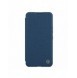 Nillkin Qin Cloth Pro Case Fodral För iPhone 14 Kameraskydd Hölster Cover Flip Fodral Blå