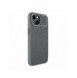 Nillkin Qin Cloth Pro Fodral Fodral För iPhone 14 Kamera Protector Hölster Cover Flip Fodral Grå