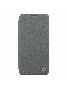 Nillkin Qin Cloth Pro Case Fodral För iPhone 14 Plus Kameraskydd Hölster Cover Flip Fodral Grå