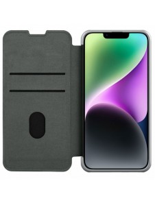 Nillkin Qin Cloth Pro Case Fodral För iPhone 14 Plus Kameraskydd Hölster Cover Flip Fodral Grå