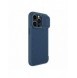 Nillkin Qin Cloth Pro Case Fodral För iPhone 14 Pro Kameraskydd Hölster Cover Flip Case Blå