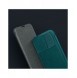 Nillkin Qin Cloth Pro Case Fodral För iPhone 14 Pro Max Kameraskydd Hölster Cover Flip Case Blå