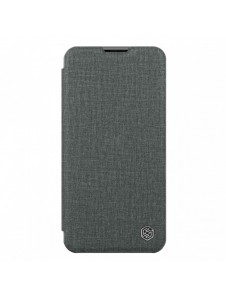 Nillkin Qin Cloth Pro Case Fodral För iPhone 14 Pro Max Kameraskydd Hölster Cover Flip Fodral Grå