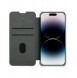 Nillkin Qin Cloth Pro Case Fodral För iPhone 14 Pro Max Kameraskydd Hölster Cover Flip Fodral Grå