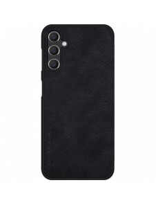 Samsung Galaxy A14 5G / Galaxy A14 Nillkin Qin Series PU Läder Flip Fodral Svart