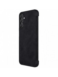 Samsung Galaxy A14 5G / Galaxy A14 Nillkin Qin Series PU Läder Flip Fodral Svart