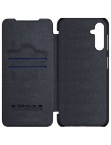 Samsung Galaxy A14 5G / Galaxy A14 Nillkin Qin Series PU Läder Flip Fodral Svart