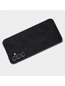 Samsung Galaxy A14 5G / Galaxy A14 Nillkin Qin Series PU Läder Flip Fodral Svart
